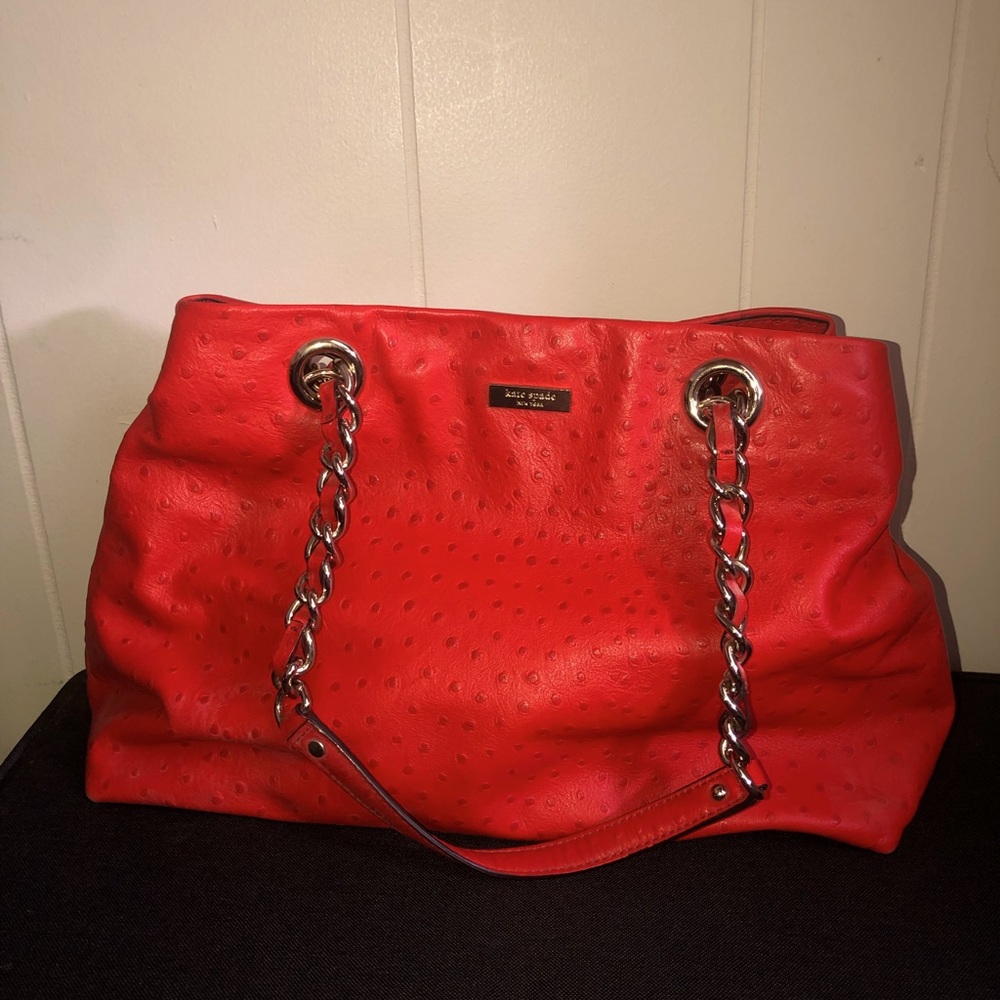 Kate Spade Ostrich Leather Tote